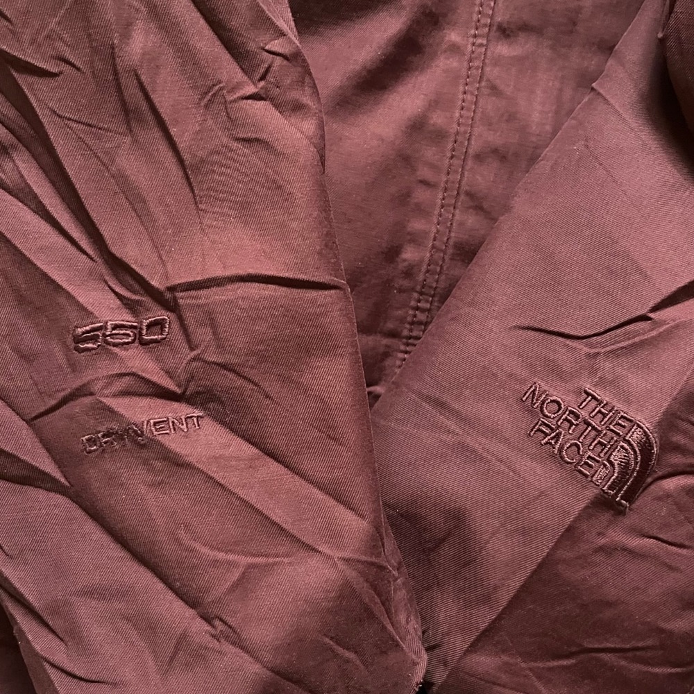 The North Face Womens 550 DryVent Parka Jacket Burgundy XS - Picture 4 of 7